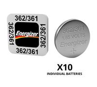 Energizer 362/361 AG11 SR721SW 1.55V Silver Oxide Watch Batteries Genuine