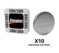 Energizer 390/389 AG10 SR1130W 1.55V Silver Oxide Watch Batteries Genuine