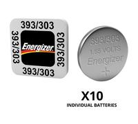 Energizer 393/309 AG5 SR754W 1.55V Silver Oxide Watch Batteries Genuine