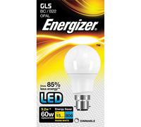 Energizer 60W LED GLS B22 DIMMABLE S9420, 9.2 W, Warm White