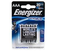 ENERGIZER 629612 BATTERY, ULTIMATE LITHIUM AAA 4PK