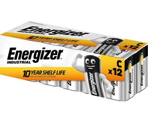 Energizer 636107 Industrial/Disposable C Battery (Pack of 12)