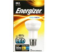 Energizer 9.5w 50w ES E27 Screw in R63 LED Warm White Light Bulbs Pack of 6
