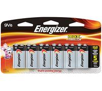 Energizer 9V Alkaline Batteries, 6 Count