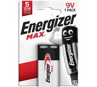 Energizer 9V Max Alkaline Batteries - Pack of 1