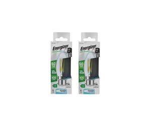Energizer A Rated LED Candle B22 470lm 2.2W 6500K Daylight Pack of 2