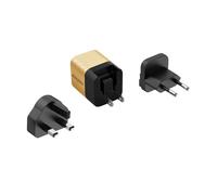 Energizer A20MUGD mobile device charger Universal Black, Gold AC Indoor