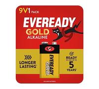 Energizer a522bp Alkaline 9 V Non-rechargeable Battery - Batteries (Alkaline, Hip Flask, 9 V, 1 pc (S), 9 V, black, gold)
