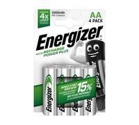 Energizer AA 2000mAh Recharge Power Plus Batteries - Pack of 4