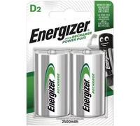 Energizer Rechargeable Power Plus D Batteries - Pack of 2