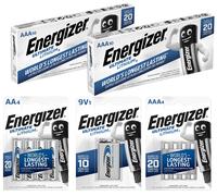 Energizer AA,AAA,9V Ultimate Lithium Batteries 1.5V LR6 L91 20 Years Expiry UK