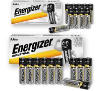 10 x Energizer AA Industrial Alkaline Batteries 1.5V LR6 MN1500