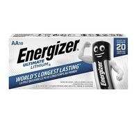 Energizer Battery Ultimate Lithium AA Lithium (Li) 1.5 V 10 10 Pieces