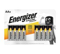 Energizer AA Alkaline Batteries Multipack- 8 Batteries