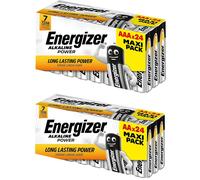 Energizer AA AAA Long Expiry Batteries Alkaline Power LR03 LR6 MN1500 24 packs