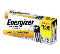 Energizer AA Batteries, Alkaline Power Double A Batteries, 16 Pack