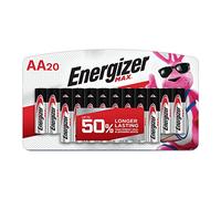 Energizer AA Batteries, Max Double A Battery Alkaline, 20 Count