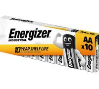 10 x Energizer AA Industrial Alkaline Batteries 1.5V LR6 MN1500