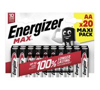 Energizer AA Max Alkaline - Pack of 20 S30095