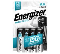 Energizer Aa Max Plus Alkaline Batteries - Pack Of 4