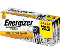 Energizer aa alkaline batteries long lasting power lr6 1.5v pack of 24 (family pack)