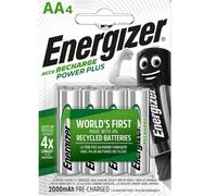 Energizer ACCU Power Plus AA Rechargeable Batteries NiMH 2000mAh - 4 Pack