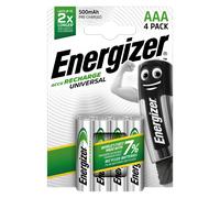 Energizer Extreme HR03 500mAh Pre-charged Rechargeable Batteries, AAA