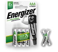 ENERGIZER AAA 500mAh Rechargeable Batteries 1.2V NiMH Universal HR03 Pre Charged