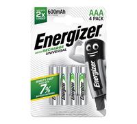 Energizer Aaa 600Mah Rechargeable Batteries - Pack Of 4