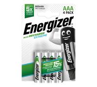 Energizer AAA 800mAh Recharge Extreme Batteries - Pack of 4