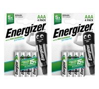 Energizer AAA Rechargeable Batteries NiMH ACCU Extreme 800mAh Capacity - 4 Pack