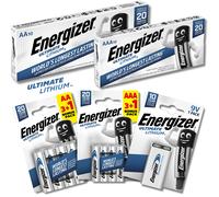 ENERGIZER AAA AA 9V Ultimate Lithium Batteries 25 Years Life EXPIRY 12/2049