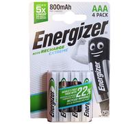 Energizer AAA Rechargeable Batteries NiMH ACCU Extreme 800mAh Capacity - 4 Pack