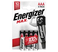 Energizer Aaa Max Alkaline Batteries - Pack Of 4