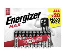 Energizer AAA Max Alkaline - Pack of 20
