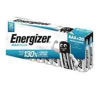Energizer AAA Max Plus Alkaline - Pack of 20