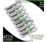 Energizer Rechargeable Power Plus AAA Batteries - Pack of 4
