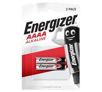 Energizer AAAA Batteries (2 Pack) - E96 Battery Type - Zero Mercury | Alkaline Power Microsoft Surface Pro Stylus, Penlights, Mini Flashlights, Calculators, Glucose and Blood Pressure Monitors