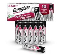 Energizer Advanced - AAA Batteries (12 Pack) - Triple A Battery 1.5V - Up To 100% Longer Lasting - For High-Drain Devices - 0% Plastic Packaging - 10 Year Shelf Life, Amazon Exclusive