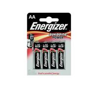 Energizer E300788200 Alkaline Power AA | 4 Pack