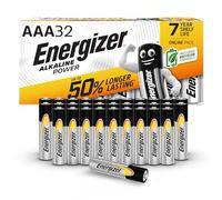 Energizer Alkaline Power - AAA Batteries (32 Pack) - Triple A Battery 1.5V - Up To 50% Longer Lasting - For Everyday Devices - 100% Recyclable Packaging - 7 Year Shelf-Life [Amazon Exclusive]