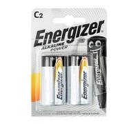 Energizer Alkaline Power Batteries C E93 (Pack of 2)