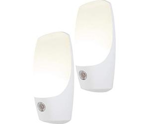 Energizer Automatic Nightlights, Soft White, Light Sensing, On at Dusk, Off at Dawn, Energy Efficient LED, for Kitchen, Hallway, Staircase, Bedroom, Bathroom, 37101, 2 Pack, 2 Count