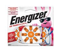 Energizer AZ13DP-24 EZ Turn and Lock Hearing Aid Size 13 Batteries, 24-Pack by Energizer