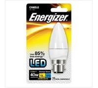 Energizer B22 Warm White Blister Pack Candle 5.9w