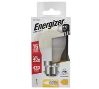 Energizer® S8838 Led Bc (B22) Opal Golf Non-Dimmable Bulb Warm White 470 Lm 5.2W