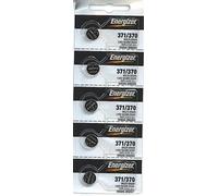 Energizer Batteries 371/370 (SR920W SR920SW) Silver Oxide Watch Battery. On Tear Strip, 5 Pack by Energizer