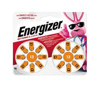 Energizer Batteries AZ13DP EZ Turn and Lock Hearing Aid, Size 13, 16 Count