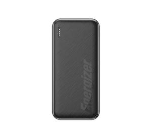 Energizer Black Power Bank 10,000mAh - Triple Fast-Charging Device for USB Charging with 3 Ports - USB-A & USB-C