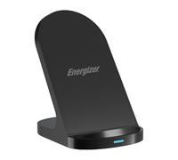 Energizer Black QI Wireless Charging Stand 15W - Ultra-Thin Charging Pad for QI-Integrated Smartphones and Non-Magnetic Phones